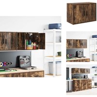 Vidaxl - Garagen-Wandschrank Räuchereiche Holzwerkstoff - Garagen-Wandschrank - Garagen-Wandschränke - Schrank - Garagen-Lagerschrank Vidaxl - Garagen-Wandschrank Räuchereiche Holzwerkstoff - Garagen-Wandschrank - Garagen-Wandschränke - Schrank - Garagen-Lagerschrank von VIDAXL