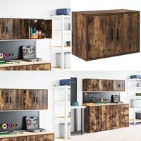 Vidaxl - Garagen-Wandschrank Räuchereiche Holzwerkstoff von VIDAXL