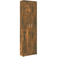 Bonnevie - Garderobenschrank Räuchereiche 55x25x189 cm Holzwerkstoff vidaXL437046 von BONNEVIE