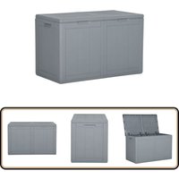 Garten-Aufbewahrungsbox 180 l Grau pp Rattan - Gartenbox - Aufbewahrungsbox - Outdoor Box - Rattan Optik - Wetterfest Garten-Aufbewahrungsbox 180 l Grau pp Rattan - Gartenbox - Aufbewahrungsbox - Outdoor Box - Rattan Optik - Wetterfest von VIDAXL