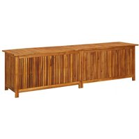 Garten-Aufbewahrungsbox 200x50x58 cm Massivholz Akazie vidaXL308462 von BONNEVIE