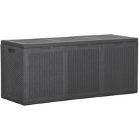 Garten-Aufbewahrungsbox 270 l Schwarz pp Rattan vidaXL975244 von BONNEVIE