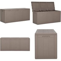 Garten-Aufbewahrungsbox 270 l Braun pp Rattan - Gartenbox - Aufbewahrungsbox - Outdoor Box - Gartenschuppen - Wetterfest - Home & Living Garten-Aufbewahrungsbox 270 l Braun pp Rattan - Gartenbox - Aufbewahrungsbox - Outdoor Box - Gartenschuppen - Wetterfest - Home & Living von VIDAXL