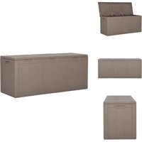Garten-Aufbewahrungsbox 270 l Braun pp Rattan - Gartenbox - Aufbewahrungsbox - Outdoor Box - Gartenschuppen - Wetterfest Garten-Aufbewahrungsbox 270 l Braun pp Rattan - Gartenbox - Aufbewahrungsbox - Outdoor Box - Gartenschuppen - Wetterfest von VIDAXL