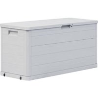 Garten-Aufbewahrungsbox 280 l Hellgrau vidaXL260773 von BONNEVIE