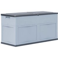 Garten-Aufbewahrungsbox 320 l Grauschwarz vidaXL570680 von BONNEVIE