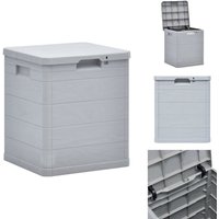 Garten-Aufbewahrungsbox 90 l Hellgrau - Gartenbox - Aufbewahrungsbox - Gartenschuppen - Outdoor Box - Werkzeugkasten von VIDAXL