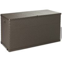 Garten-Aufbewahrungsbox Braun 120x56x63 cm pp Rattan vidaXL442958 von BONNEVIE