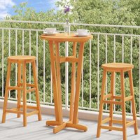 Vidaxl - Garten-Bartisch Ø60x105 cm Massivholz Akazie Vidaxl - Garten-Bartisch Ø60x105 cm Massivholz Akazie von VIDAXL