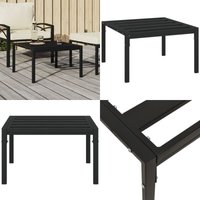 Garten-Couchtisch Schwarz 60x60x35 cm Stahl - Gartentisch - Terrassentisch - Gartenmöbel - Outdoor Möbel - Stahlt Tisch - Home & Living Garten-Couchtisch Schwarz 60x60x35 cm Stahl - Gartentisch - Terrassentisch - Gartenmöbel - Outdoor Möbel - Stahlt Tisch - Home & Living von VIDAXL