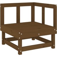 Vidaxl - Garten-Ecksofa Honigbraun Massivholz Kiefer von VIDAXL