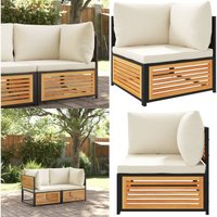 Garten-Ecksofa mit Kissen Massivholz Akazie - Eckbank - Gartenecke - Holzsessel - Gartenmöbel - Esszimmergarnitur - Home & Living Garten-Ecksofa mit Kissen Massivholz Akazie - Eckbank - Gartenecke - Holzsessel - Gartenmöbel - Esszimmergarnitur - Home & Living von VIDAXL