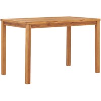 Garten-Esstisch 120x70x77 cm Massivholz Teak - Vidaxl Garten-Esstisch 120x70x77 cm Massivholz Teak - Vidaxl von VIDAXL