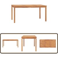 Garten-Esstisch 160x80x77 cm Massivholz Teak - Gartentisch - Teak Holz - Massivholzmöbel - Outdoortisch - Esszimmertisch Garten-Esstisch 160x80x77 cm Massivholz Teak - Gartentisch - Teak Holz - Massivholzmöbel - Outdoortisch - Esszimmertisch von VIDAXL