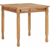 Garden Esstisch,Gartentisch 80x80x80 cm Massivholz Teak vidaXL von BONNEVIE