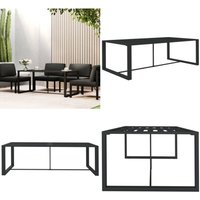 Garten-Esstisch Anthrazit 120x60x66 cm Aluminium - Gartentisch - Esstisch - Aluminiumtisch - Outdoortisch - Terrassentisch - Home & Living Garten-Esstisch Anthrazit 120x60x66 cm Aluminium - Gartentisch - Esstisch - Aluminiumtisch - Outdoortisch - Terrassentisch - Home & Living von VIDAXL