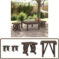 Garten-Fußhocker 2 Stk. Massivholz Tanne - Gartenhocker - Holz Gartenstuhl - Gartenmöbeln - Terrassentisch - Balkon Möbel Garten-Fußhocker 2 Stk. Massivholz Tanne - Gartenhocker - Holz Gartenstuhl - Gartenmöbeln - Terrassentisch - Balkon Möbel von VIDAXL