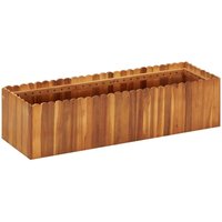 Garten-Hochbeet,Blumenkasten 100 x 30 x 25 cm Massivholz Akazie vidaXL von BONNEVIE