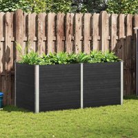 Vidaxl - Garten-Hochbeet 200x100x91 cm wpc Grau von VIDAXL