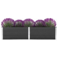 Garten-Hochbeet 250 x 100 x 54 cm wpc Grau - Vidaxl Garten-Hochbeet 250 x 100 x 54 cm wpc Grau - Vidaxl von VIDAXL