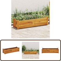 Garten-Hochbeet Akazienholz 100x30x25 cm - Holz Hochbeet - Akazienholz Hochbeet - Garten Hochbeet - Blumenerde Behälter - Balkonbepflanzung Garten-Hochbeet Akazienholz 100x30x25 cm - Holz Hochbeet - Akazienholz Hochbeet - Garten Hochbeet - Blumenerde Behälter - Balkonbepflanzung von VIDAXL