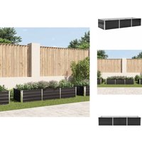 Garten-Hochbeet Anthrazit 240 x 80 x 45 cm Verzinkter Stahl - Gartenhochbeet - Metallhochbeet - Stahlteich - Balkonbepflanzung - Terrasse Bepflanzung Garten-Hochbeet Anthrazit 240 x 80 x 45 cm Verzinkter Stahl - Gartenhochbeet - Metallhochbeet - Stahlteich - Balkonbepflanzung - Terrasse Bepflanzung von VIDAXL