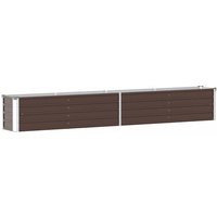 Garten-Hochbeet Verzinkter Stahl 320×40×45 cm Braun Vidaxl Garten-Hochbeet Verzinkter Stahl 320×40×45 cm Braun Vidaxl von VIDAXL