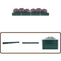 Garten-Hochbeet Verzinkter Stahl 600x80x45 cm Grün - Hochbeet - Gartenhochbeet - Stahlteich - Pflanzenbehälter - Gemüsegarten Garten-Hochbeet Verzinkter Stahl 600x80x45 cm Grün - Hochbeet - Gartenhochbeet - Stahlteich - Pflanzenbehälter - Gemüsegarten von VIDAXL