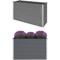 Vidaxl - Garten-Hochbeet wpc 150 x 50 x 91 cm Grau von VIDAXL