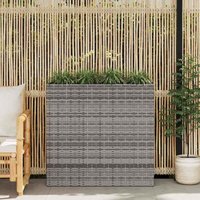 Garten-Hochbeet mit 4 Töpfen Poly Rattan Weiß Vidaxl Garten-Hochbeet mit 4 Töpfen Poly Rattan Weiß Vidaxl von VIDAXL