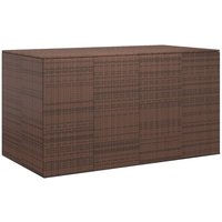 Garten-Kissenbox pe Rattan 194x100x103 cm Braun vidaXL594574 von BONNEVIE