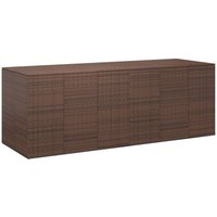 Garten-Kissenbox pe Rattan 291x100,5x104 cm Braun Vidaxl Garten-Kissenbox pe Rattan 291x100,5x104 cm Braun Vidaxl von VIDAXL