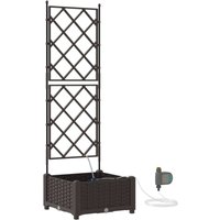 Pflanzkasten mit Bewässerungssystem Braun Vidaxl Pflanzkasten mit Bewässerungssystem Braun Vidaxl von VIDAXL