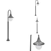 Garten-Pollerleuchte E27 120 cm Aluminium Bronzefarben - Gartenlaterne - led Laterne - Außenstehleuchte - Außenlicht - Balkonleuchte von VIDAXL