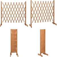 Vidaxl - Garten-Rankzaun Orange 180x100 cm Massivholz Tanne - Gartenzäune - Holz-Zaun - Rankzaun - Gartendeko - Zierzaun - Home & Living von VIDAXL