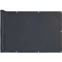 Balkon-Sichtschutz Anthrazit 400x120 cm pvc Vidaxl von VIDAXL
