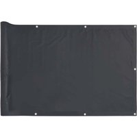 Balkon-Sichtschutz Anthrazit 600x90 cm pvc Vidaxl von VIDAXL