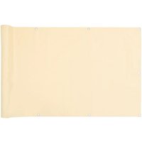 Balkon-Sichtschutz Creme 1000x75 cm PVC vidaXL von VIDAXL