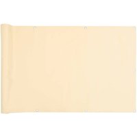 Balkon-Sichtschutz Creme 700x120 cm pvc Vidaxl von VIDAXL