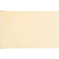 Vidaxl - Balkon-Sichtschutz Creme 700x75 cm pvc von VIDAXL