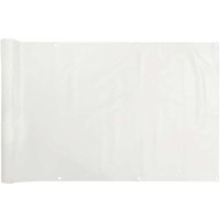 Balkon-Sichtschutz Weiß 600x120 cm pvc Vidaxl von VIDAXL