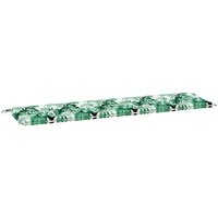 Gartenbank-Kissen Floral Grün 180 x 50 x 4 cm Oxford Stoff Vidaxl Gartenbank-Kissen Floral Grün 180 x 50 x 4 cm Oxford Stoff Vidaxl von VIDAXL