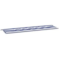 Gartenbank-Kissen Blau und weiß 180 x 50 x 4 cm Oxford Stoff Vidaxl Gartenbank-Kissen Blau und weiß 180 x 50 x 4 cm Oxford Stoff Vidaxl von VIDAXL