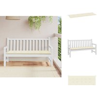 Gartenbank-Auflage Creme 150x50x3 cm Oxford-Gewebe - Gartenbankauflage - Sitzkissen - Outdoorkissen - Balkonkissen - Terrasse Gartenbank-Auflage Creme 150x50x3 cm Oxford-Gewebe - Gartenbankauflage - Sitzkissen - Outdoorkissen - Balkonkissen - Terrasse von VIDAXL