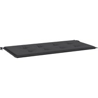 Gartenbank-Auflage Schwarz 100x50x4 cm Oxford-Gewebe Vidaxl von VIDAXL