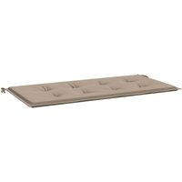 Gartenbank-Auflage Taupe 120x50x4 cm Oxford-Gewebe Vidaxl von VIDAXL