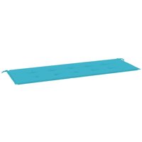 Gartenbank-Auflage Türkis 150x50x4 cm Oxford-Gewebe Vidaxl von VIDAXL