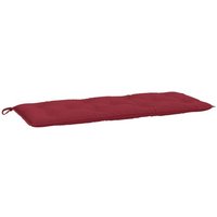 Gartenbank-Auflage Weinrot 120x50x7 cm Oxford-Gewebe Vidaxl von VIDAXL