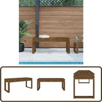 Vidaxl - Gartenbank Honigbraun 110x38x45 cm Massivholz Kiefer - Gartenbank - Holzmöbel - Gartenmöbel - Outdoor Möbel - Kiefernholz Vidaxl - Gartenbank Honigbraun 110x38x45 cm Massivholz Kiefer - Gartenbank - Holzmöbel - Gartenmöbel - Outdoor Möbel - Kiefernholz von VIDAXL
