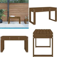 Gartenbank Honigbraun 80x38x45 cm Massivholz Kiefer - Gartenbank - Holzmöbel - Gartenmöbel - Balkonmöbel - Terrassenmöbel - Home & Living von VIDAXL